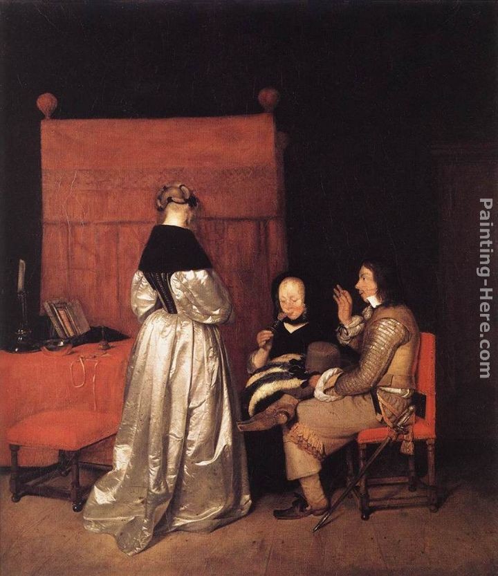 Gerard ter Borch Paternal Admonition